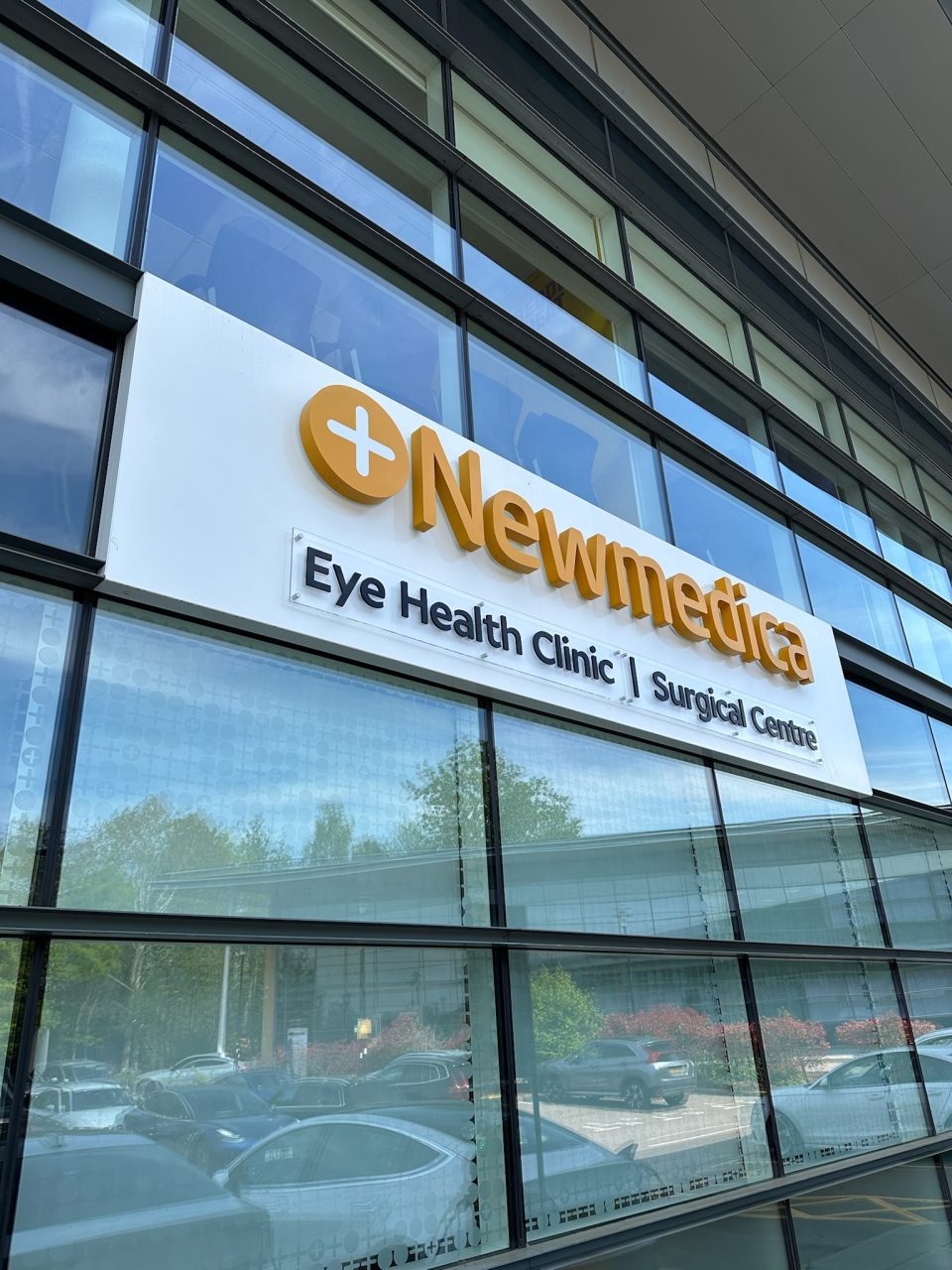 Newmedica signage ready for launch day