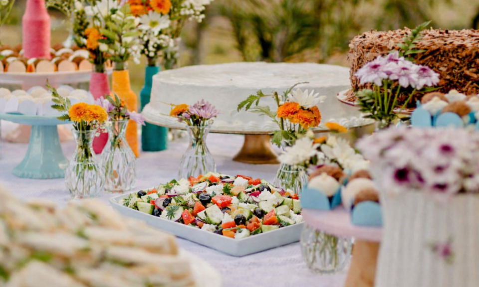 Baby shower and Christenings. Buffet set up