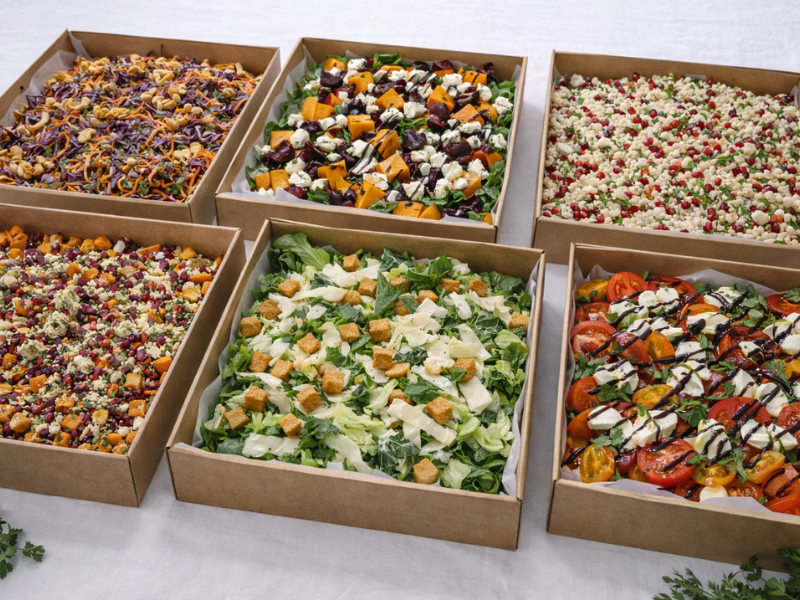 Delivered Catering - Salad boxes