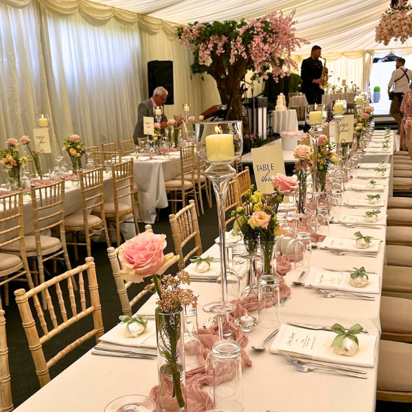 Rebecca & Michael Garden Marquee Wedding Catering