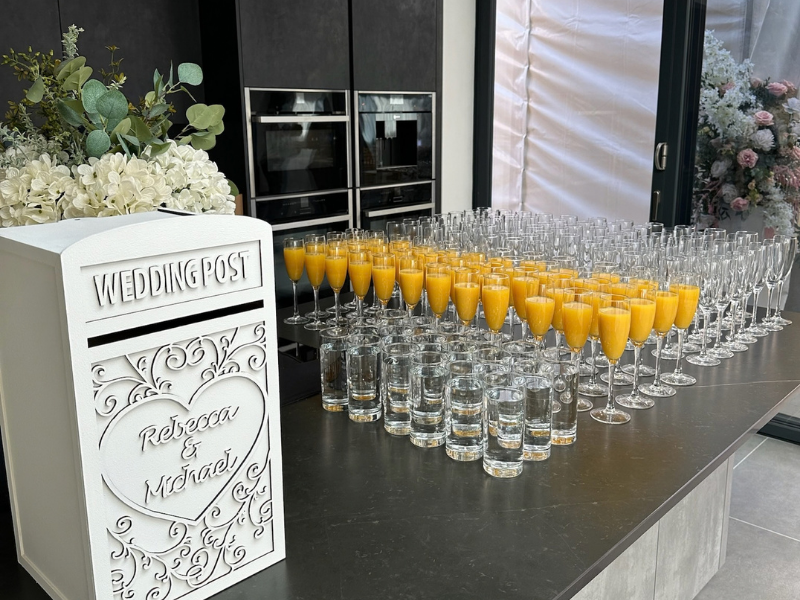 Rebecca & Michael Garden Marquee Wedding Catering